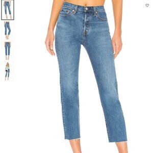 Levi's Wedgie Straight Denim Jeans in Love Triangle Size 27